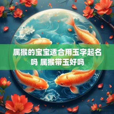 属猴的宝宝适合用玉字起名吗 属猴带玉好吗