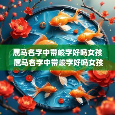 属马名字中带峻字好吗女孩 属马名字中带峻字好吗女孩子