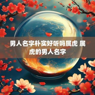 男人名字朴实好听吗属虎 属虎的男人名字