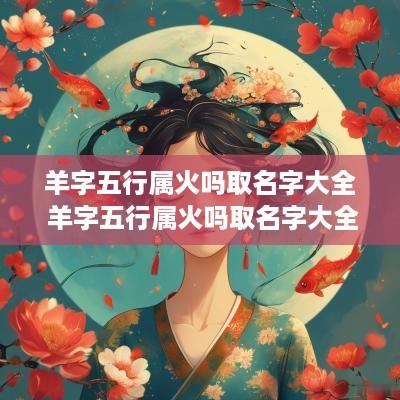 羊字五行属火吗取名字大全 羊字五行属火吗取名字大全及寓意