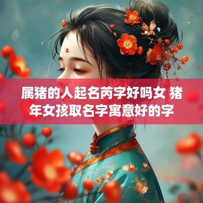 属猪的人起名芮字好吗女 猪年女孩取名字寓意好的字
