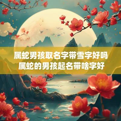 属蛇男孩取名字带雪字好吗 属蛇的男孩起名带啥字好