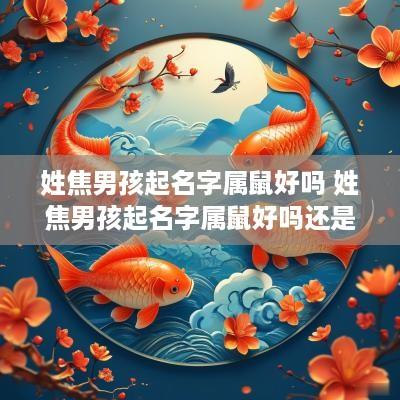 姓焦男孩起名字属鼠好吗 姓焦男孩起名字属鼠好吗还是属兔