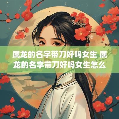 属龙的名字带刀好吗女生 属龙的名字带刀好吗女生怎么取