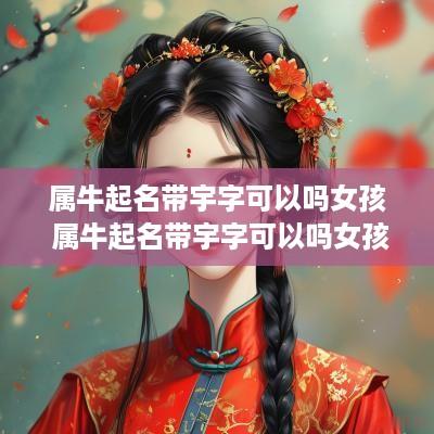 属牛起名带宇字可以吗女孩 属牛起名带宇字可以吗女孩名字