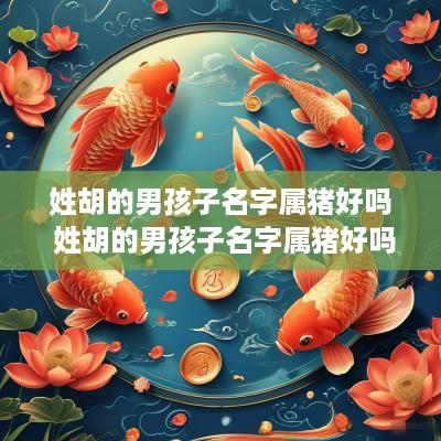 姓胡的男孩子名字属猪好吗 姓胡的男孩子名字属猪好吗