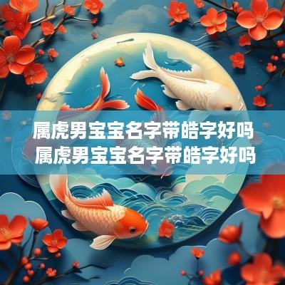 属虎男宝宝名字带皓字好吗 属虎男宝宝名字带皓字好吗怎么取