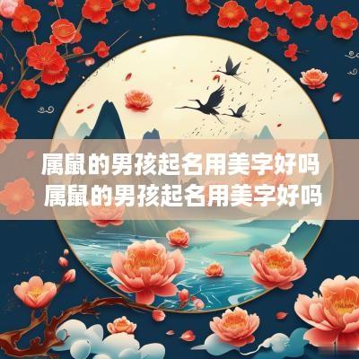 属鼠的男孩起名用美字好吗 属鼠的男孩起名用美字好吗