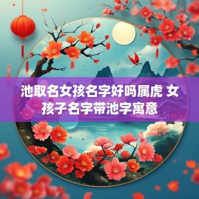 池取名女孩名字好吗属虎 女孩子名字带池字寓意