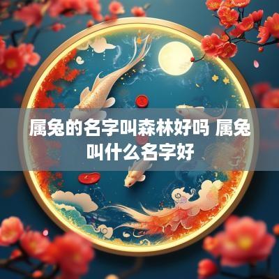 属兔的名字叫森林好吗 属兔叫什么名字好