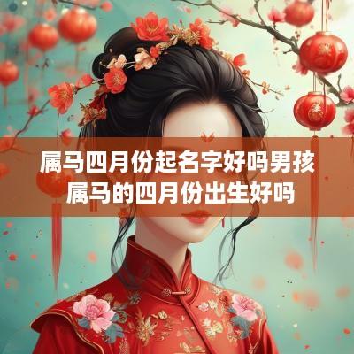 属马四月份起名字好吗男孩 属马的四月份出生好吗