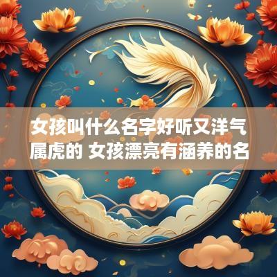 女孩叫什么名字好听又洋气属虎的 女孩漂亮有涵养的名字属虎