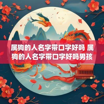 属狗的人名字带口字好吗 属狗的人名字带口字好吗男孩
