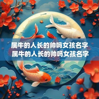 属牛的人长的帅吗女孩名字 属牛的人长的帅吗女孩名字大全
