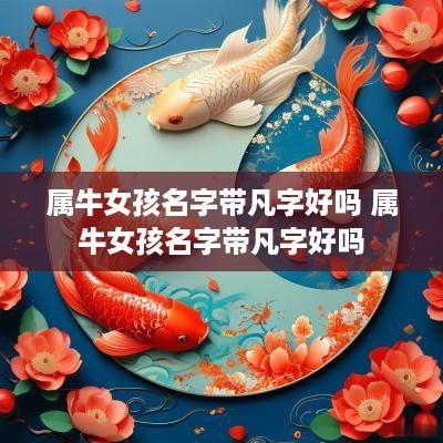 属牛女孩名字带凡字好吗 属牛女孩名字带凡字好吗