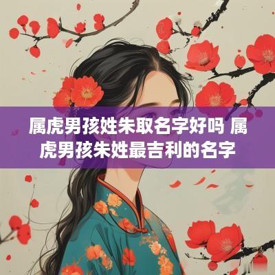属虎男孩姓朱取名字好吗 属虎男孩朱姓最吉利的名字