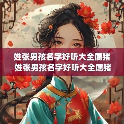 姓张男孩名字好听大全属猪 姓张男孩名字好听大全属猪女孩