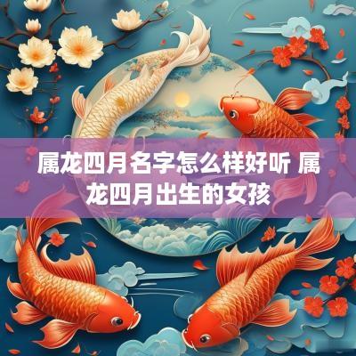 属龙四月名字怎么样好听 属龙四月出生的女孩