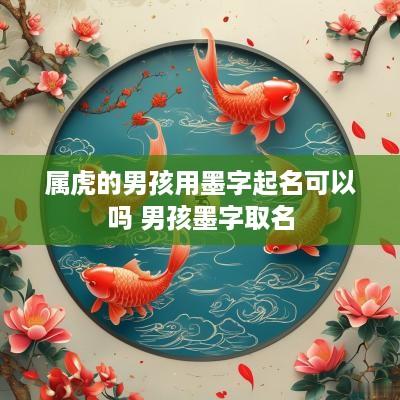 属虎的男孩用墨字起名可以吗 男孩墨字取名