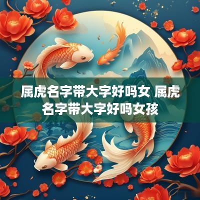 属虎名字带大字好吗女 属虎名字带大字好吗女孩