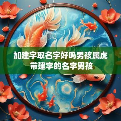 加建字取名字好吗男孩属虎 带建字的名字男孩