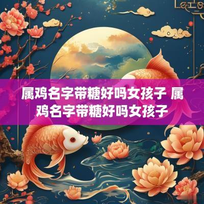 属鸡名字带糖好吗女孩子 属鸡名字带糖好吗女孩子