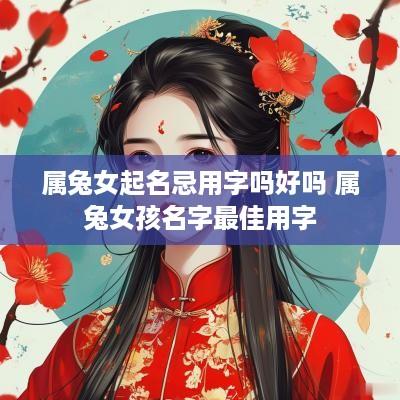 属兔女起名忌用字吗好吗 属兔女孩名字最佳用字