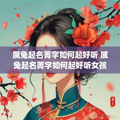 属兔起名菁字如何起好听 属兔起名菁字如何起好听女孩