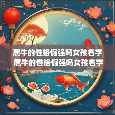 属牛的性格倔强吗女孩名字 属牛的性格倔强吗女孩名字怎么取