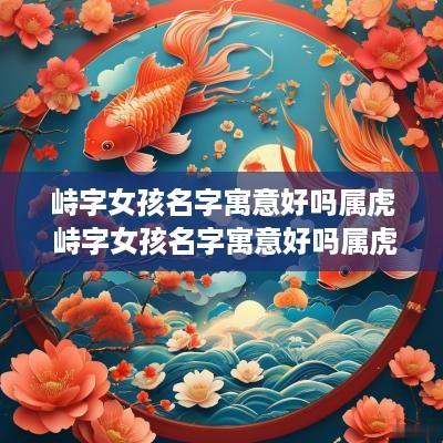 峙字女孩名字寓意好吗属虎 峙字女孩名字寓意好吗属虎的