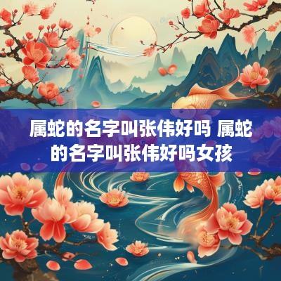 属蛇的名字叫张伟好吗 属蛇的名字叫张伟好吗女孩