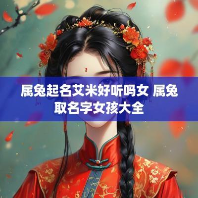 属兔起名艾米好听吗女 属兔取名字女孩大全