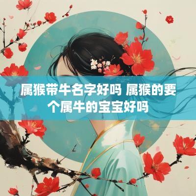 属猴带牛名字好吗 属猴的要个属牛的宝宝好吗
