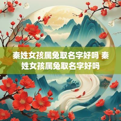 秦姓女孩属兔取名字好吗 秦姓女孩属兔取名字好吗