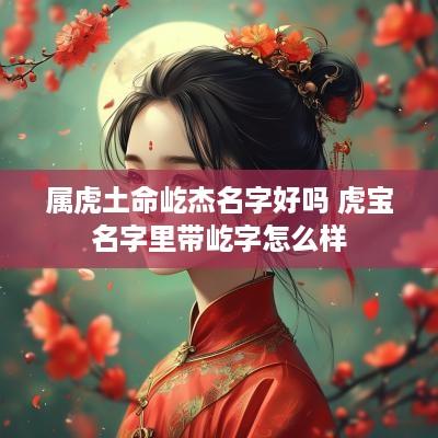 属虎土命屹杰名字好吗 虎宝名字里带屹字怎么样