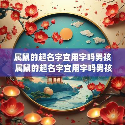 属鼠的起名字宜用字吗男孩 属鼠的起名字宜用字吗男孩子