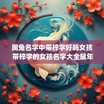 属兔名字中带梓字好吗女孩 带梓字的女孩名字大全蛇年