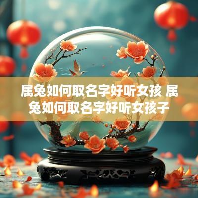 属兔如何取名字好听女孩 属兔如何取名字好听女孩子