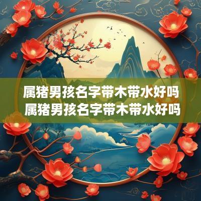 属猪男孩名字带木带水好吗 属猪男孩名字带木带水好吗