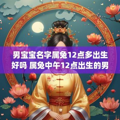 男宝宝名字属兔12点多出生好吗 属兔中午12点出生的男孩