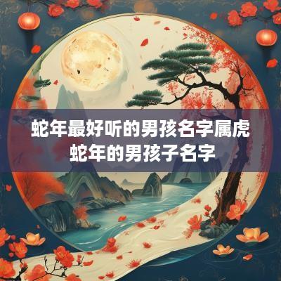 蛇年最好听的男孩名字属虎 蛇年的男孩子名字