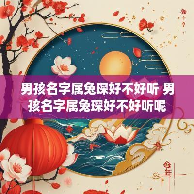 男孩名字属兔琛好不好听 男孩名字属兔琛好不好听呢