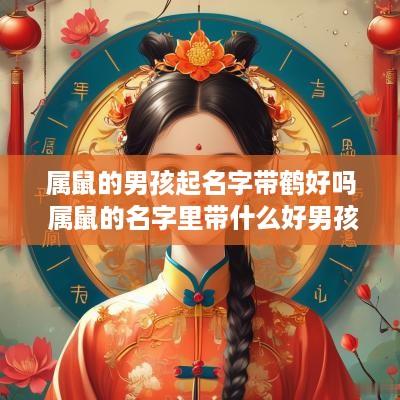 属鼠的男孩起名字带鹤好吗 属鼠的名字里带什么好男孩