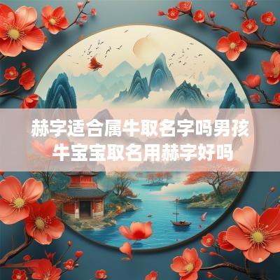赫字适合属牛取名字吗男孩 牛宝宝取名用赫字好吗