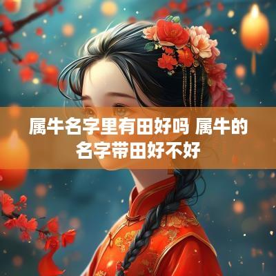 属牛名字里有田好吗 属牛的名字带田好不好