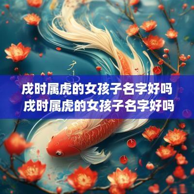 戌时属虎的女孩子名字好吗 戌时属虎的女孩子名字好吗怎么取