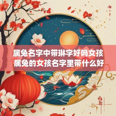 属兔名字中带琳字好吗女孩 属兔的女孩名字里带什么好