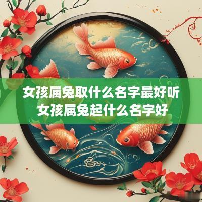 女孩属兔取什么名字最好听 女孩属兔起什么名字好