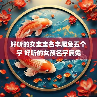 好听的女宝宝名字属兔五个字 好听的女孩名字属兔