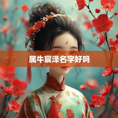 属牛宸泽名字好吗